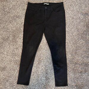 Women's Levis 311 Shaping Skinny Jean - Black Size 33